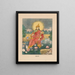 Shri Lakshmi - Anonymous — framed artwork on a wall