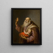 Siméon and the Child Jesus - Anonymous — framed artwork on a wall