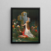 I simply cling to your cross - Anonymous — framed artwork on a wall