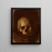 Skull - Anonymous — framed artwork on a wall