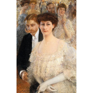 Reproduction of the painting Evening - Anonymous