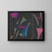 Summer Winds III - Anonymous — framed artwork on a wall