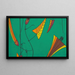 Summer Wind Painting V - Anonymous — framed artwork on a wall
