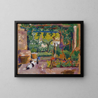 Garden of the South Painting - Anonymous — framed artwork on a wall