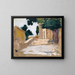Place du village du Sud - Anonyme — framed artwork on a wall