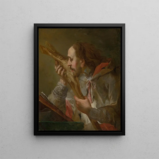 Saint Jean Népomucène, silent witness - Anonymous — framed artwork on a wall
