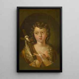 Reproduction of the painting Saint Jean-Baptiste enfant - Anonyme