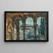 Scene decoration Cloister at night - Anonymous — framed artwork on a wall