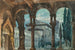 Scene decoration Cloister at night - Anonymous — artwork view