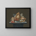 a Still life with shells - Anonymous — framed artwork on a wall