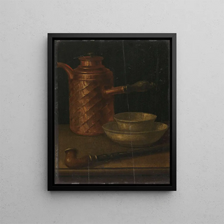Still life - Anonymous — framed artwork on a wall