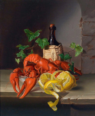 Still life with lobster - Anonymous — artwork view
