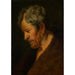 Reproduction of the painting Study of a Man's Head - Anonymous