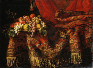 Luxurious still life with fruits - Anonymous — artwork view