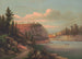 Sunset over Lake Mahonk, Ulster County - Anonymous — artwork view