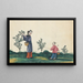 Tea Plant Harvesting - Anonymous — framed artwork on a wall