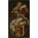 Reproduction of the painting La Tempérance maîtrisant l'Intempérance - Anonymous