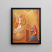 The Annunciation - Anonymous — framed artwork on a wall