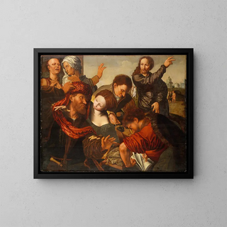 L'Appel de saint Matthieu - Anonymous — framed artwork on a wall