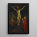 The Crucifixion of Christ - Anonymous — framed artwork on a wall