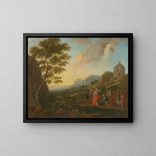 The handing over of the keys to Pierre - Anonymous — framed artwork on a wall