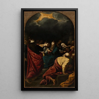 The Descent of the Holy Spirit - Anonymous — framed artwork on a wall
