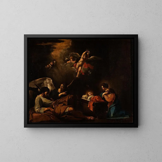 The Dream of Saint Joseph - Anonymous — framed artwork on a wall
