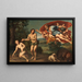 L'expulsion d'Adam et Ève - Anonyme — framed artwork on a wall