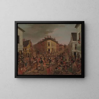 The Five Points - Anonymous — framed artwork on a wall