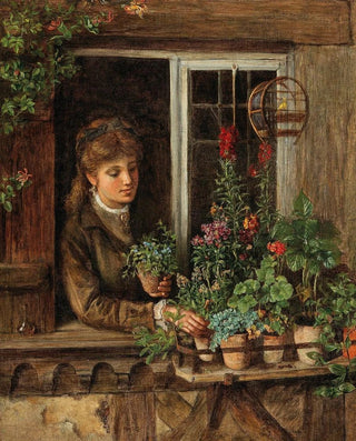 The Flower Lover - Anonymous — artwork view
