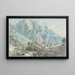 the Glärnisch massif in Switzerland - Anonymous — framed artwork on a wall