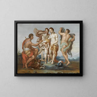 The Judgment of Paris - Anonymous — framed artwork on a wall
