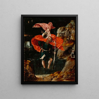 The Legend of Saint Christopher - Anonymous — framed artwork on a wall