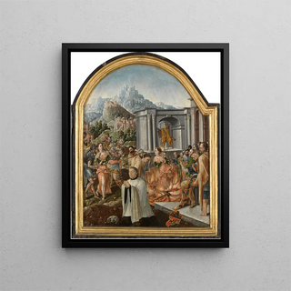 The life of Saint Apollonia - Anonymous — framed artwork on a wall