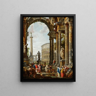 The Massacre of the Triumvirate - Anonymous — framed artwork on a wall