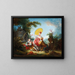 The Musical Competition - Anonymous — framed artwork on a wall