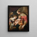 The Mystic Marriage of Saint Catherine - Anonymous — framed artwork on a wall