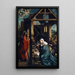 The Nativity of Christ - Anonymous — framed artwork on a wall