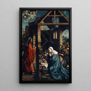 The Nativity of Christ - Anonymous — framed artwork on a wall