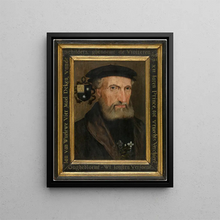 The painter Jan van Wueluwe - Anonymous — framed artwork on a wall