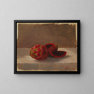 The Fruit Pitahaya of Colombia - Anonymous — framed artwork on a wall