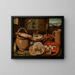 The Poor Man's Meal - Anonymous — framed artwork on a wall