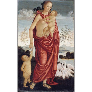 Reproduction of the painting Theological Virtues: Charity - Anonymous