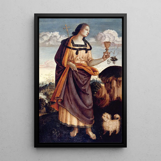 Theological Virtues: Faith - Anonymous — framed artwork on a wall