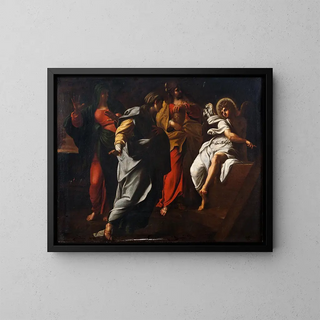 Les Trois Marie au Tombeau - Anonymous — framed artwork on a wall