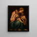 The Virgin and Child with John - Anonymous — framed artwork on a wall