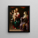 The Virgin and Child with Saint Anne - Anonymous — framed artwork on a wall