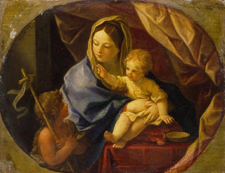 The Virgin and Child with the Infant Baptiste - Anonymous — artwork view