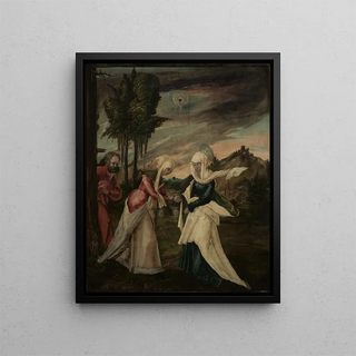 The Visitation - Anonymous — framed artwork on a wall