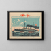the warship Yakumo of the Empire of the Great Japan - Anonymous — framed artwork on a wall